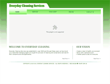 Tablet Screenshot of cleaningeveryday.com